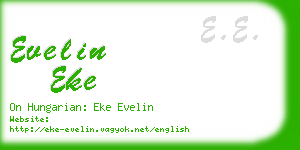 evelin eke business card